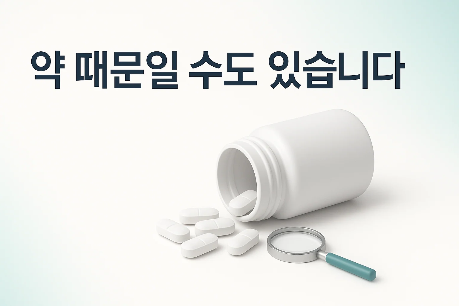 송도 이레한의원에서 약으로 생긴 파킨슨증후군을 설명하는 안내 이미지