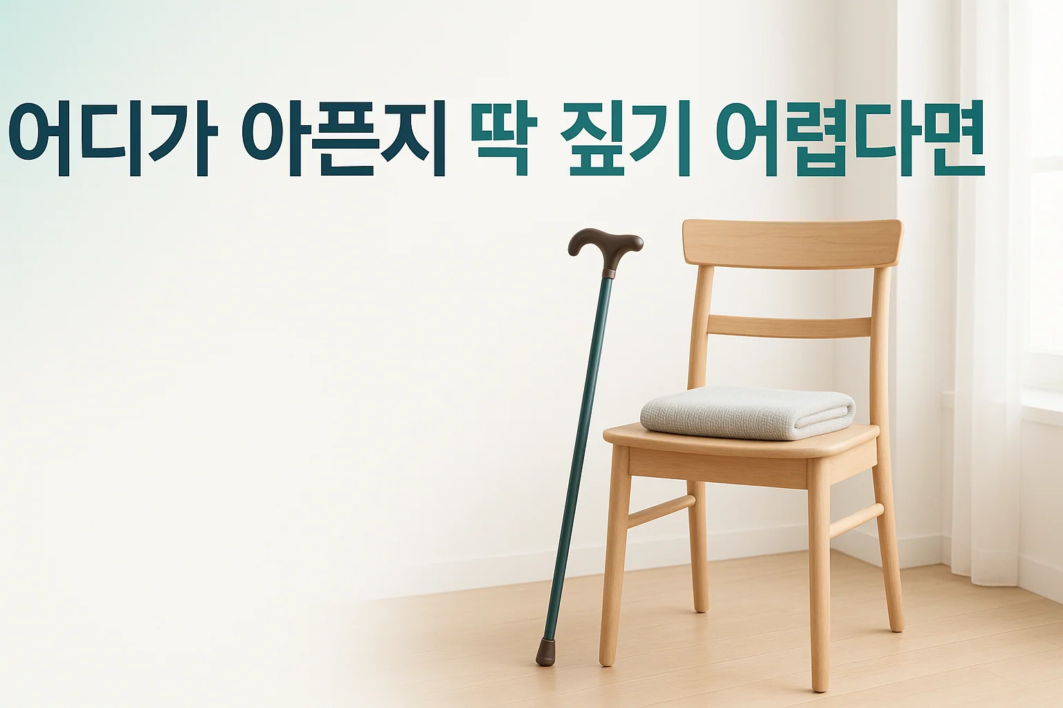 송도 이레한의원에서 파킨슨병 환자의 통증 종류를 설명하는 안내 이미지