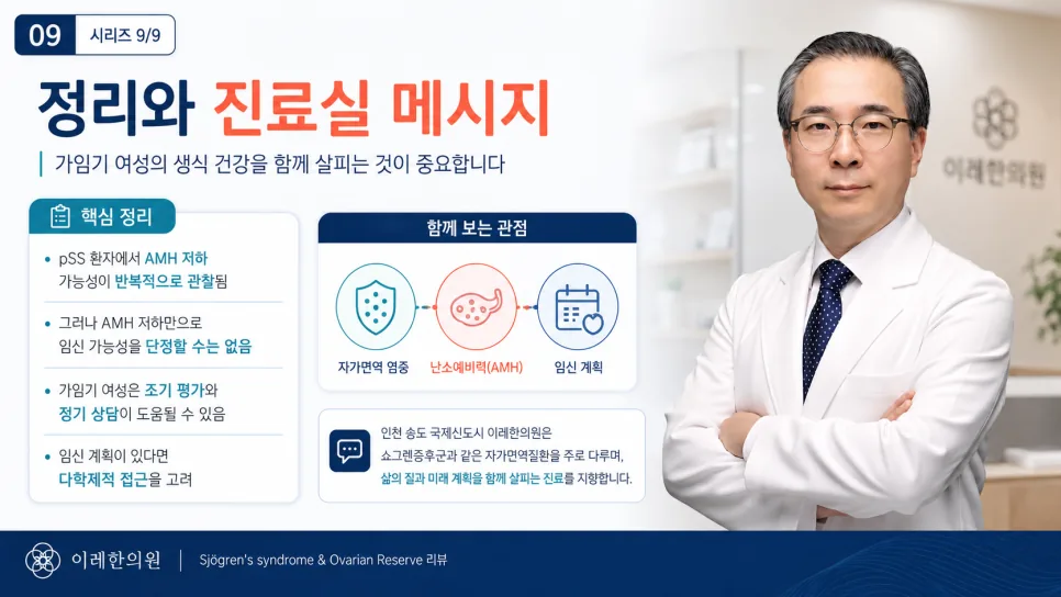 가임기 쇼그렌증후군 환자를 위한 제언