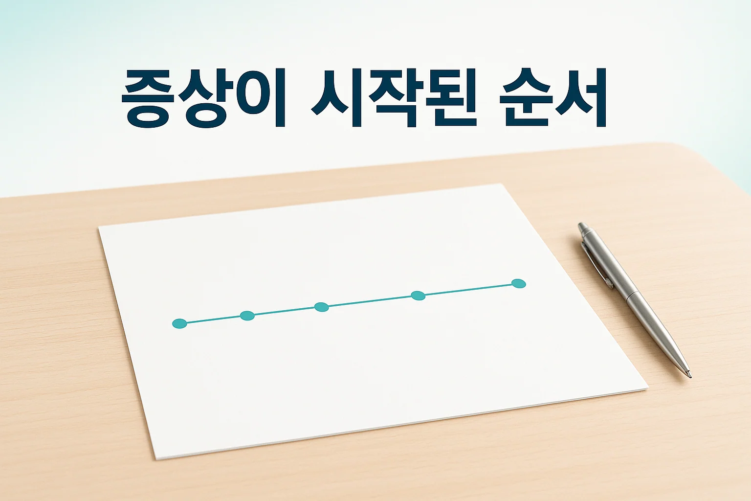 인천 이레한의원에서 두 질환의 증상을 시기별로 정리하는 안내 이미지