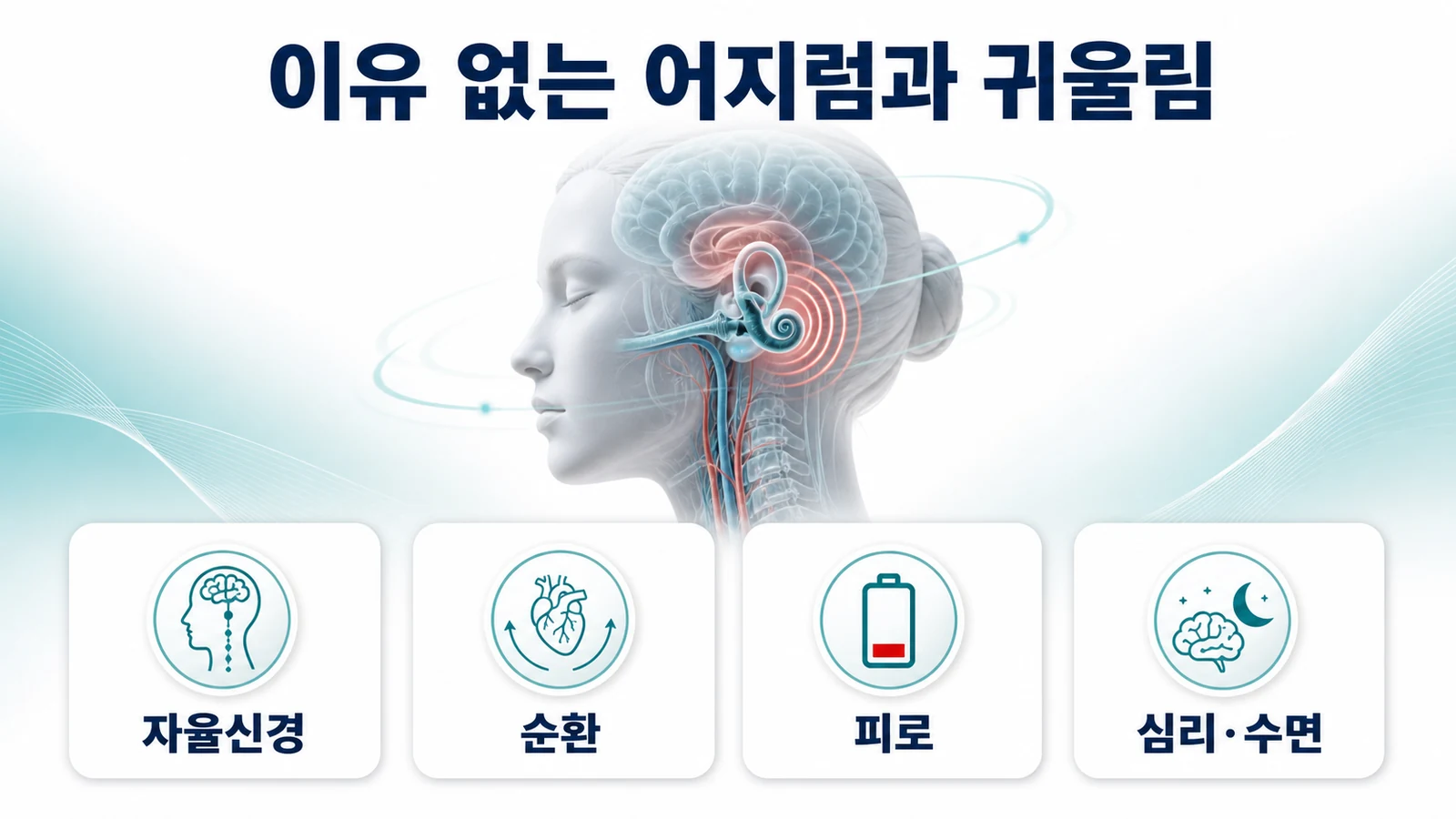 이유 없는 어지럼과 귀울림