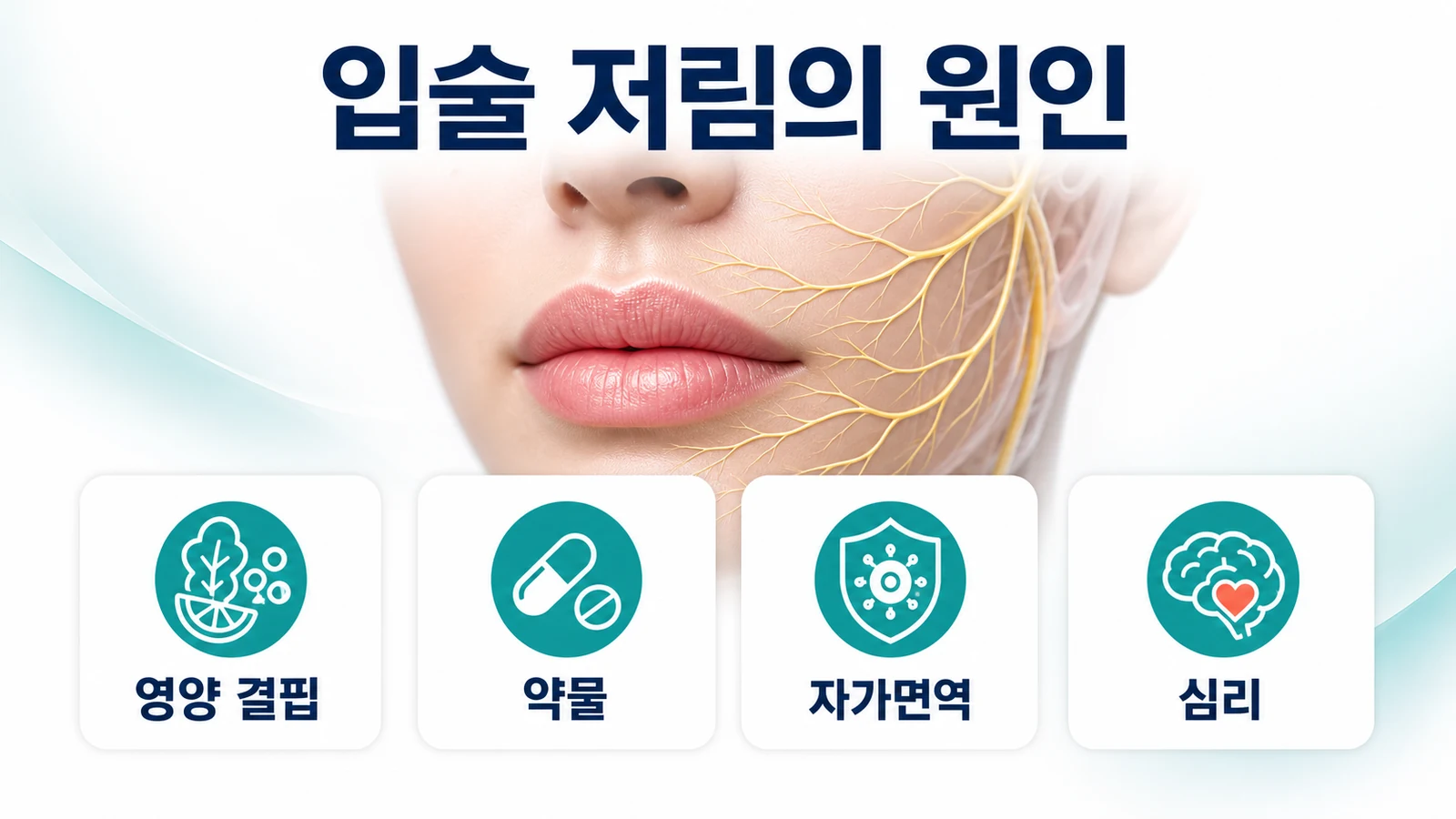 입술이 얼얼하고 저릴 때