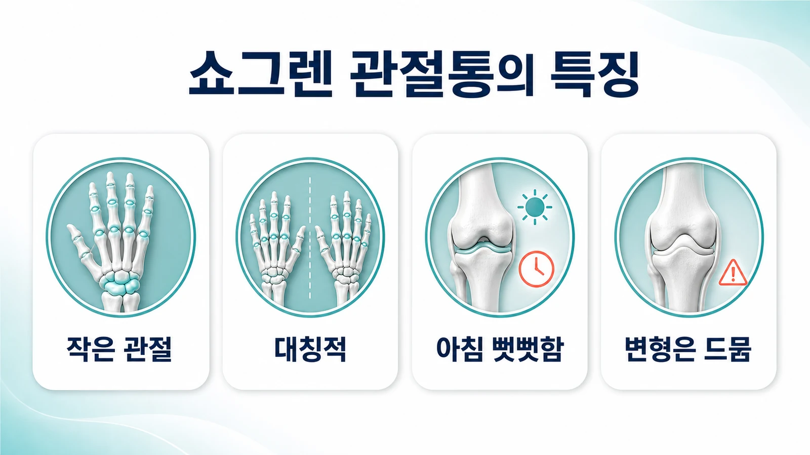 쇼그렌 관절통의 특징